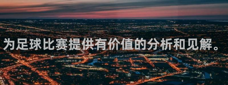 为足球比赛提供有价值的分析和见解。