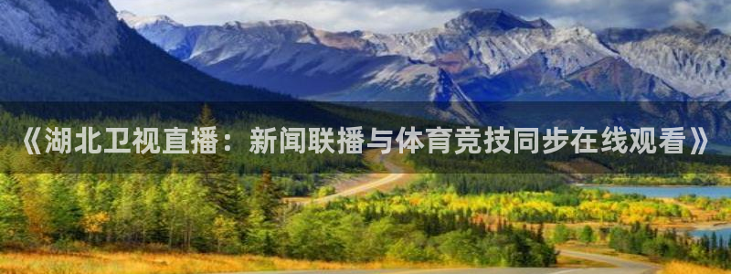 五星体育主持人：《湖北卫视直播：新闻联播与体育竞技同步在线观看》